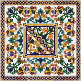 Rabia Border - ceramic wall tile - 1 pc.