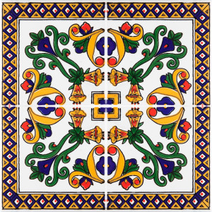 Rabia Border - ceramic wall tile - 1 pc.