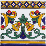 Rabia Border - ceramic wall tile - 1 pc.