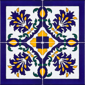 Sharifa Corner - ceramic wall tile - 1 piece.