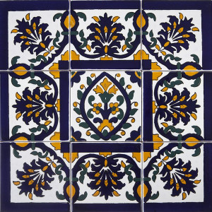 Patchwork płytki cementowe 20x20 cm jednobarwne
