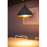 Fresa - copper lamp, covered with patina