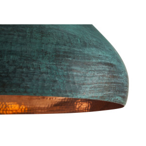 Fresa - copper lamp, covered with patina