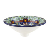 Juanetta Mini - colourful oval recessed wash basin