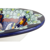 Juanetta Mini - colourful oval recessed wash basin