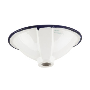 Juanetta Mini - colourful oval recessed wash basin