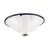 Juanetta Mini - colourful oval recessed wash basin