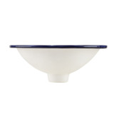 Juanetta Mini - colourful oval recessed wash basin