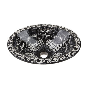 Serena Mini - oval Talavera sink from Mexico