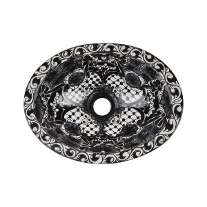 Serena Mini - oval Talavera sink from Mexico