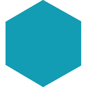 Hexagonal ceramic tiles from Turkey