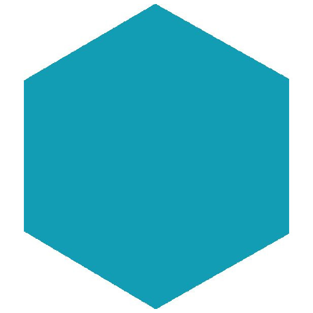 Hexagonal ceramic tiles from Turkey