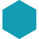 Hexagonal ceramic tiles from Turkey