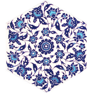 Hexagonal ceramic tiles from Turkey