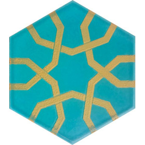 Hexagonal ceramic tiles from Turkey
