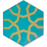 Hexagonal ceramic tiles from Turkey
