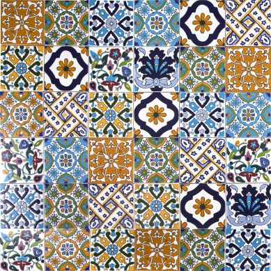 Wati - decorative patchwork from Tunisia 10 x 10 cm