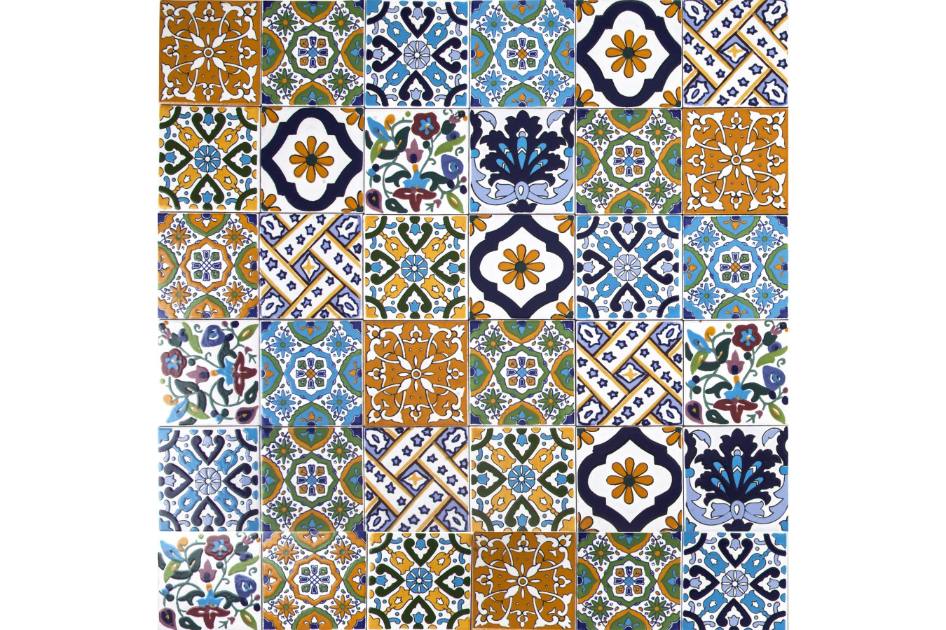 Wati - decorative patchwork from Tunisia 10 x 10 cm