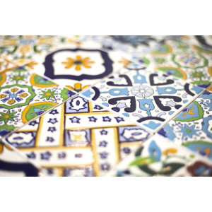 Wati - decorative patchwork from Tunisia 10 x 10 cm