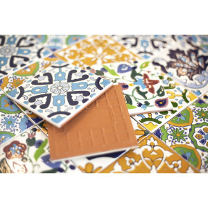 Wati - decorative patchwork from Tunisia 10 x 10 cm