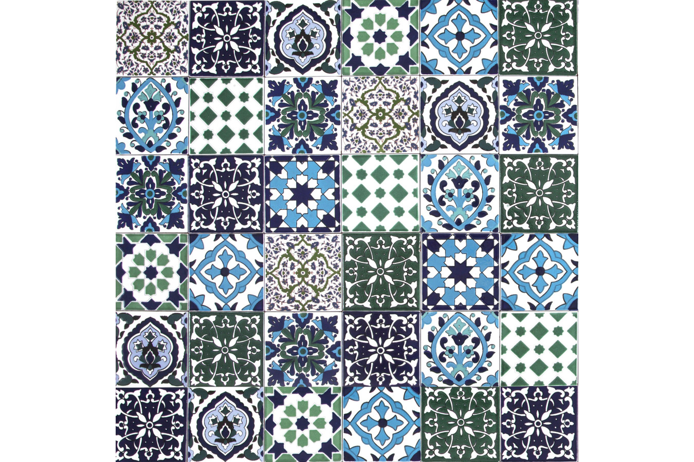 Muhit - decorative patchwork from Tunisia 10 x 10 cm