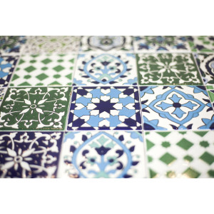 Muhit - decorative patchwork from Tunisia 10 x 10 cm