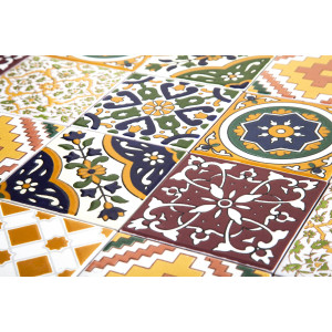 Maraj - decorative patchwork from Tunisia 10 x 10 cm