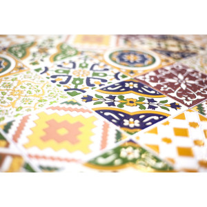 Maraj - decorative patchwork from Tunisia 10 x 10 cm