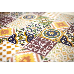 Maraj - decorative patchwork from Tunisia 10 x 10 cm