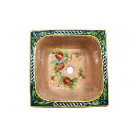 Matilde - square ceramic sink from italy