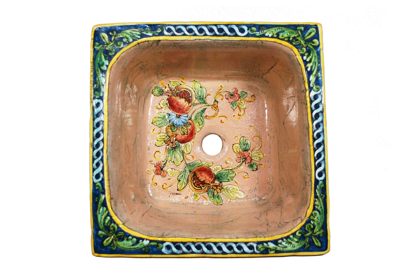 Matilde - square ceramic sink from Italy