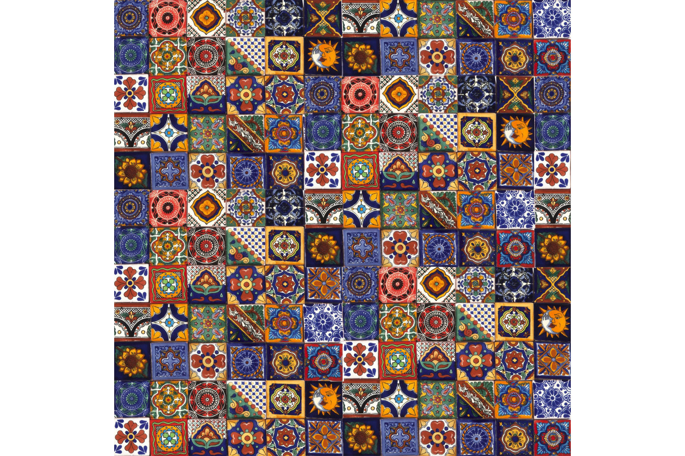 Salazar -  Mexican 5x5cm Tiles Patchwork