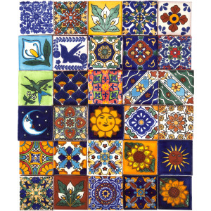Saburo -  Mexican ceramic tiles - 5x5 cm