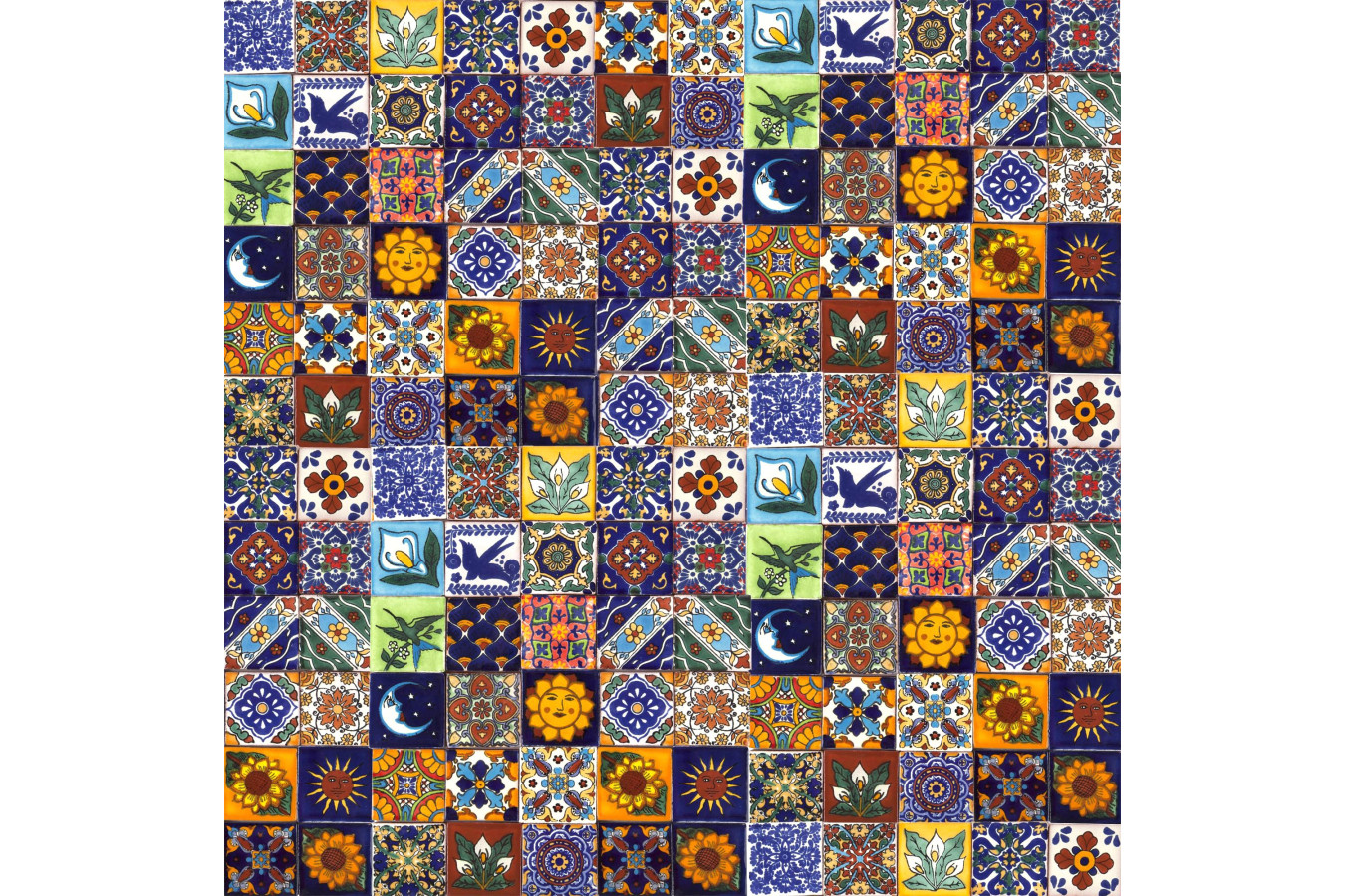 Saburo -  Mexican ceramic tiles - 5x5 cm