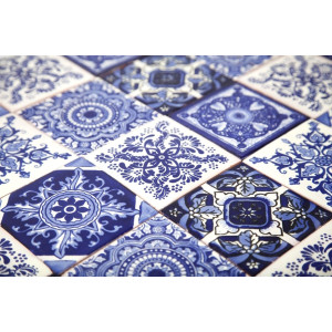 Tono  - Blue Mexican Patchwork 