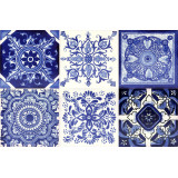 Tono  - Blue Mexican Patchwork 