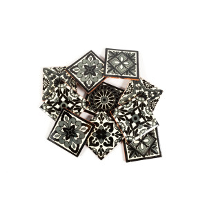 Ferran - mexican patchwork - 30 pieces - 10,5 x 10,5 cm