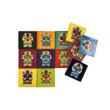 Calaveras - set of 30 pop art designs of multi-colored tiles
