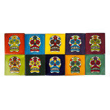Calaveras - set of 30 pop art designs of multi-colored tiles