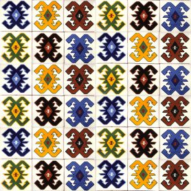 Hucul - Mexican Talavera ceramic tiles - 30 pieces