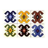 Hucul - mexican Talavera ceramic tiles - 30 pieces