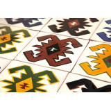 Hucul - mexican Talavera ceramic tiles - 30 pieces