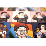 Fridas - 30 tiles set with Frida Kahlo