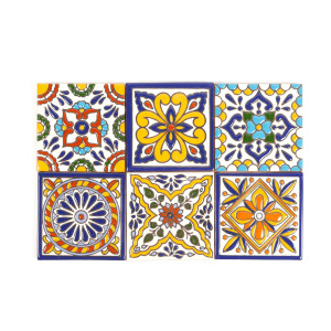 Felipe - mexican Talavera tiles - patchwork 