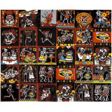 Cartrina mix - Calavera, Day of the dead Patchwork Mexican tiles