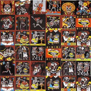 Cartrina mix - Calavera, Day of the dead Patchwork Mexican tiles