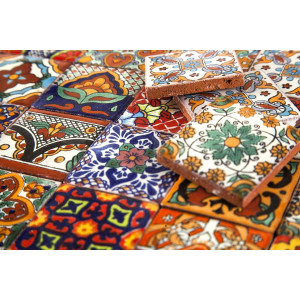 Caliente -  mexican tiles - 5x5 cm - 120 pieces