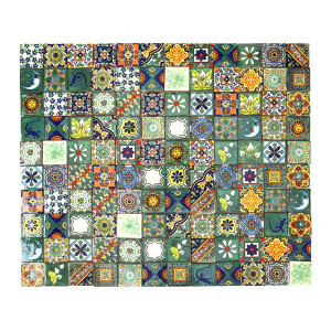 Verdicino - small Mexican tiles 5x5 - 120 pieces