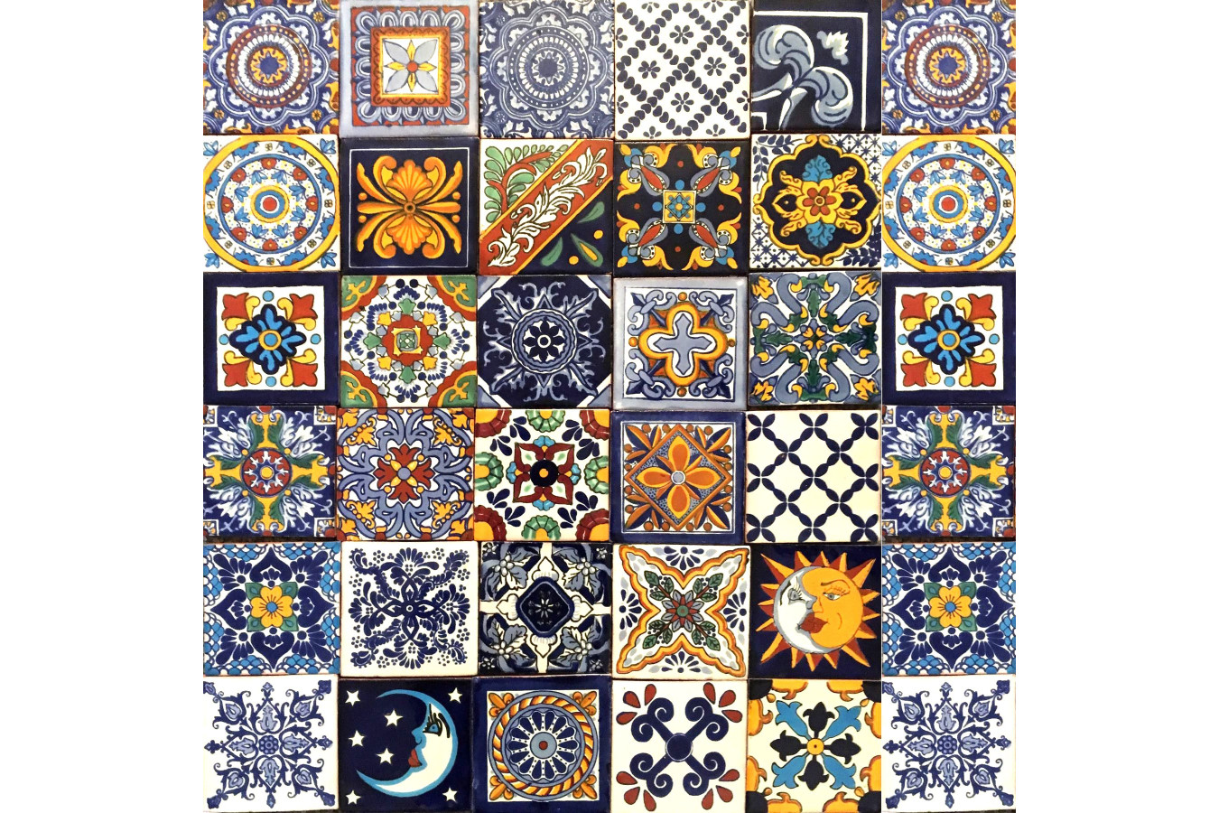 Horacio  - original Talavera tiles from Mexico - 30 pieces