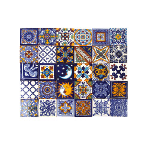 Horacio  - original Talavera tiles from Mexico - 30 pieces